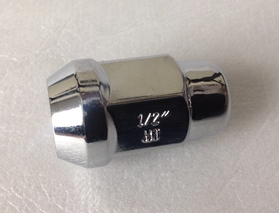 24 tuercas de bellota cromadas tratadas térmicamente Gorilla 1/2-20 3/4 hexagonales 1/2 41188HT Foto 2 de 2