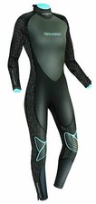 Camaro Women's Superelastic 5/4/3mm Dive Neoprene Backzipper - Black, Large