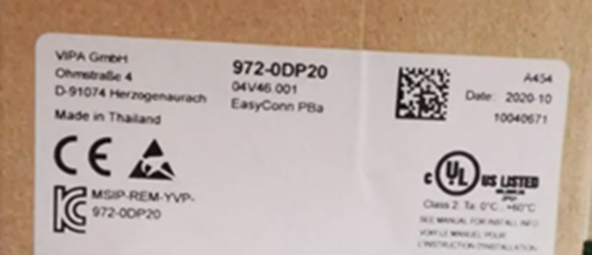 NEW VIPA Bus connector VIPA 972-0DP20