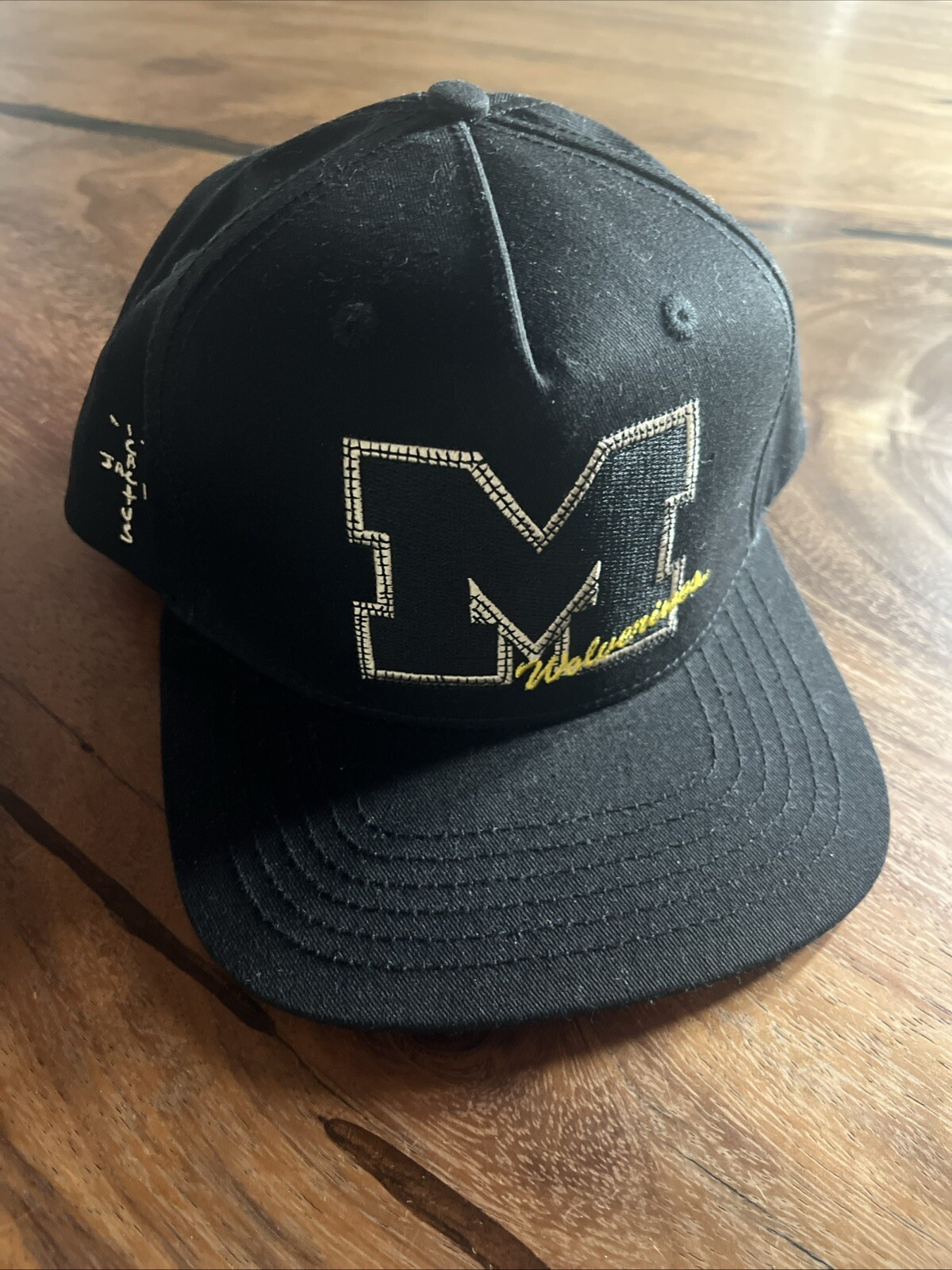 NEW Travis Scott CACTUS JACK Michigan Wolverines MITCHELL & Ness Hat Snapback