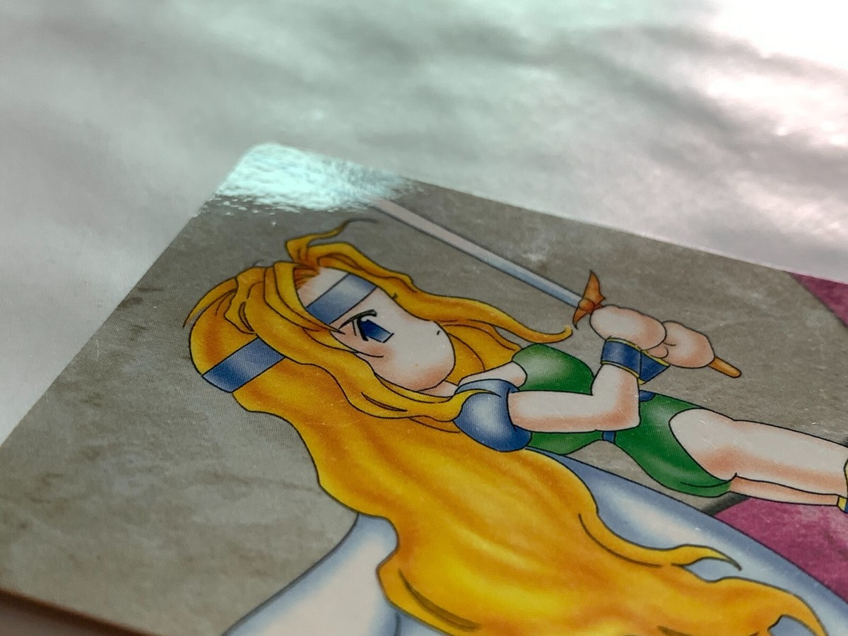 ファイナルファンタジー FF 6 カード レア LOCK Final Fantasy FF6 Vintage Rare Card SQUARE ENIX F/S Yoshitaka