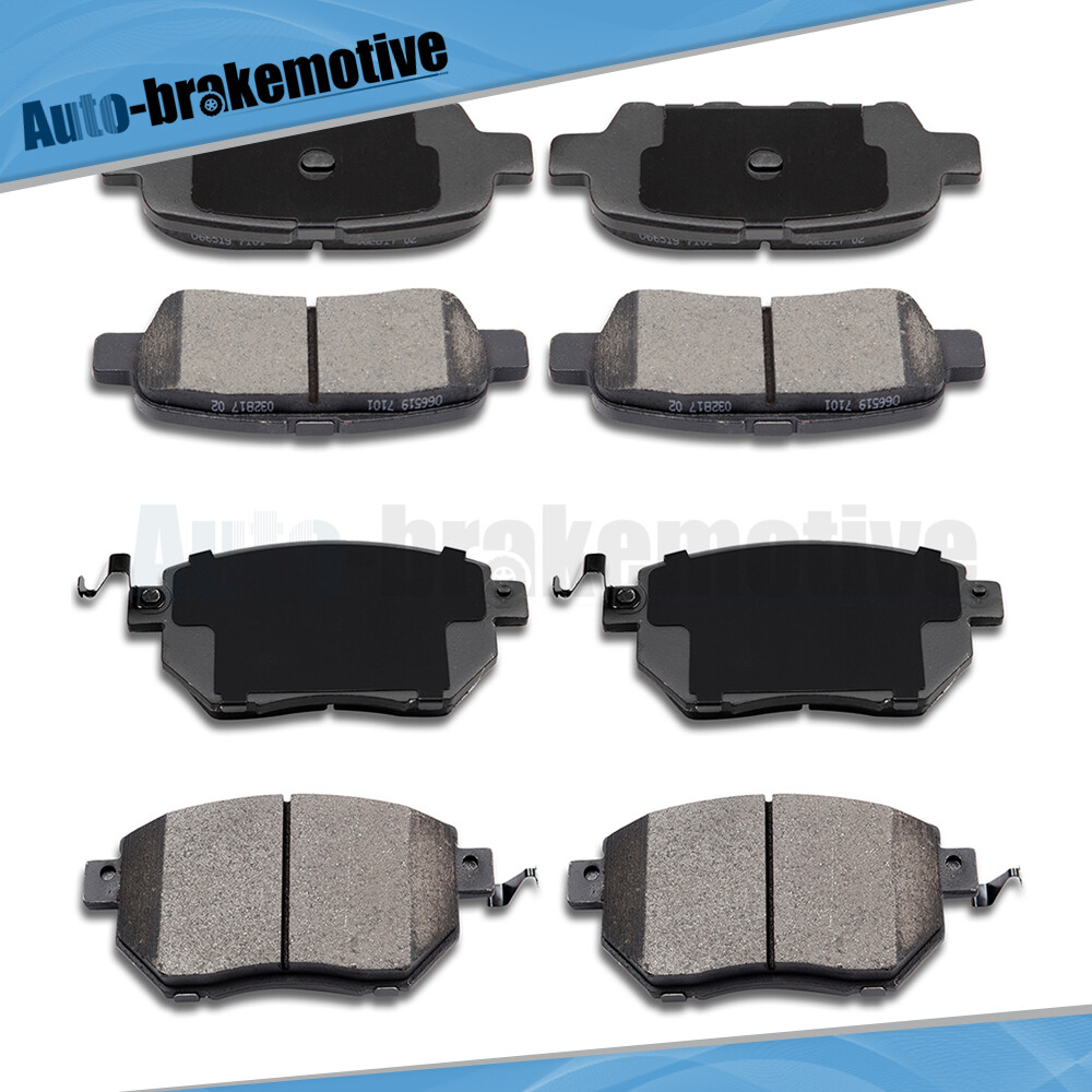 8X Front Rear Ceramic Brake Pads For Infiniti FX35 FX45 For Nissan