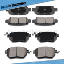 8X Front Rear Ceramic Brake Pads For Infiniti FX35 FX45 For Nissan Altima Maxima