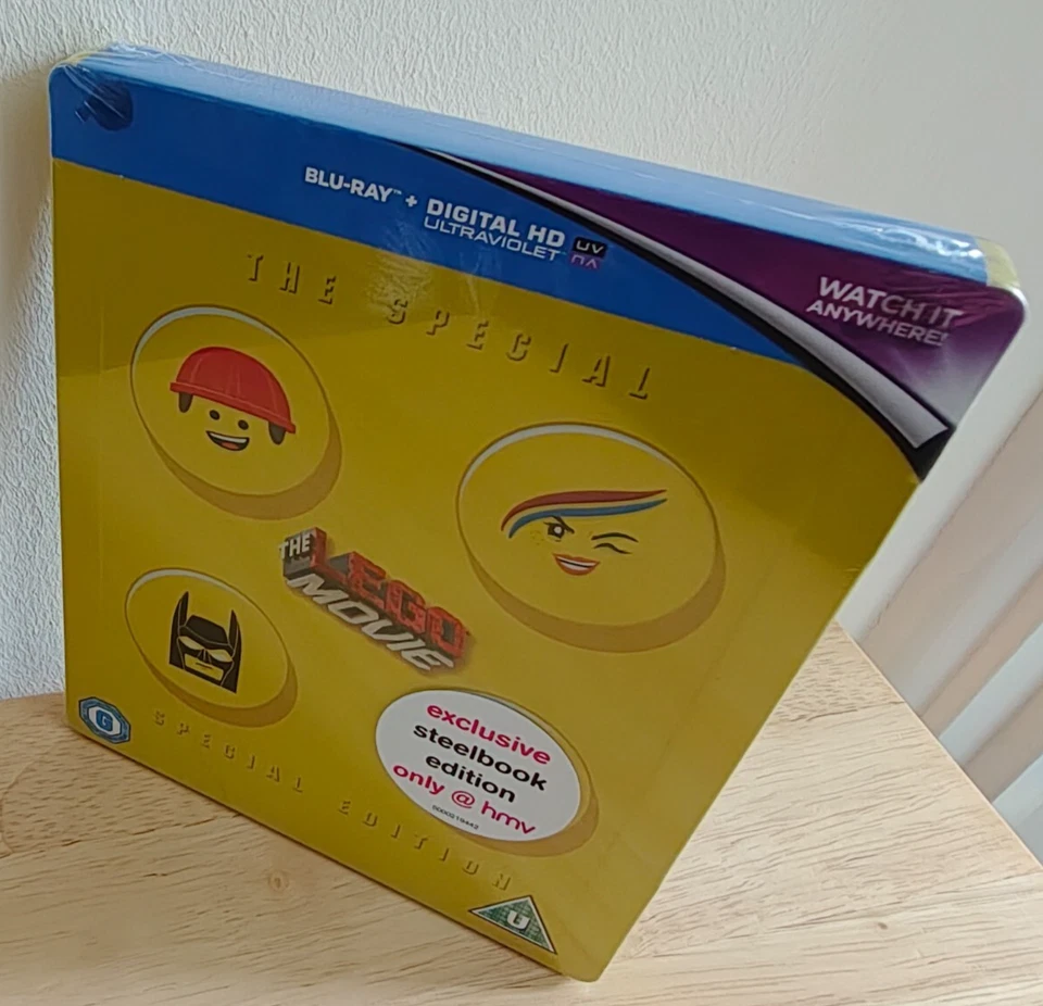The LEGO Movie Special Limited Edition EMBOSSED Blu-ray Steelbook 2016 REGION B - Image 4 of 4