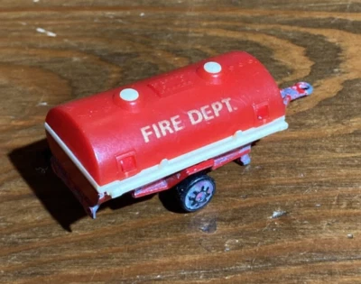 Vintage 1970s Majorette Small Fire Dept. 911 Rescue Tank Trailer 21760 - Image 1 of 4
