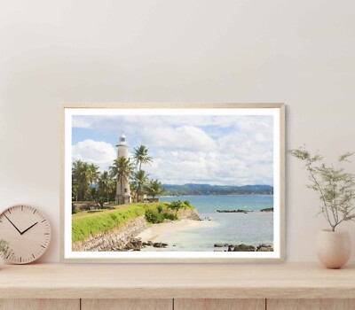 The Old Lighthouse of Galle, Sri Lanka Poster Premium Quality Choose your Size