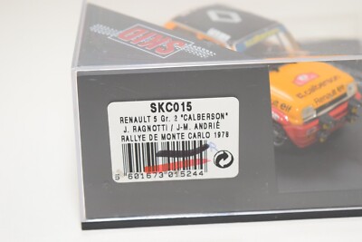 Vitesse-skid 1/43 Renault 5 Gr.2 - Calberson - Rallye De Monte Carlo 1978