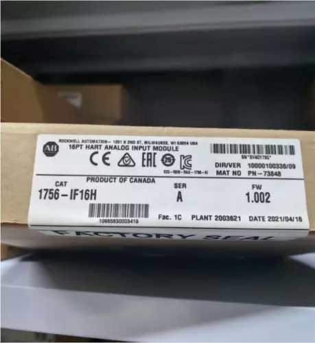 1PCS New Allen-Bradley 1756-IF16H ControlLogix Analog Input Module 1756IF16H US - Picture 2 of 4