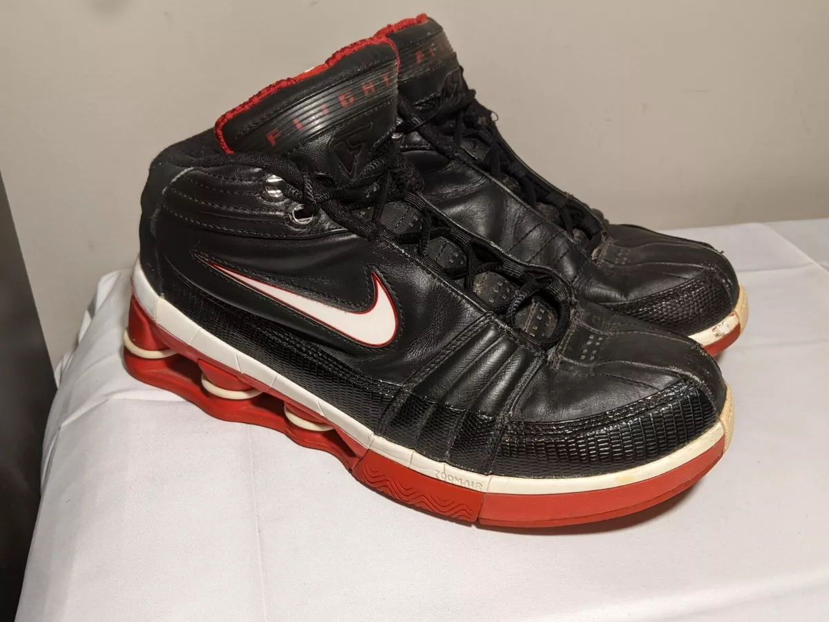Vintage 2004 Nike Shox Flight VC 4 Vince Carter Basketball Shoes Mens Size 9