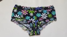 NWOT Hanky Panky Supima Cotton Boyshorts Panties, Floral Multi, Size XS