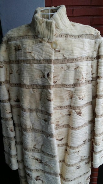 Chaquetón de lomos de visón