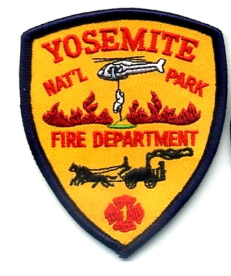 US FOREST FIREFIGHTER HOT SHOT FEUERWEHR INSIGNIE PATCH YOSEMITE FEUERWEHR.