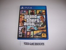 Original Box Case Replacement Sony PlayStation 4 PS4 GRAND THEFT AUTO V 5 FIVE