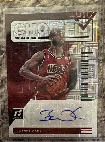 Dwyane Wade 2020 Donruss Signature Series card