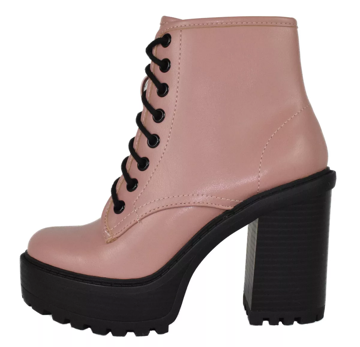 Pink platform best sale booties