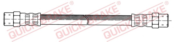 Quick Brake 27.012 Bremsschlauch 150 Mm FüR Audi-image