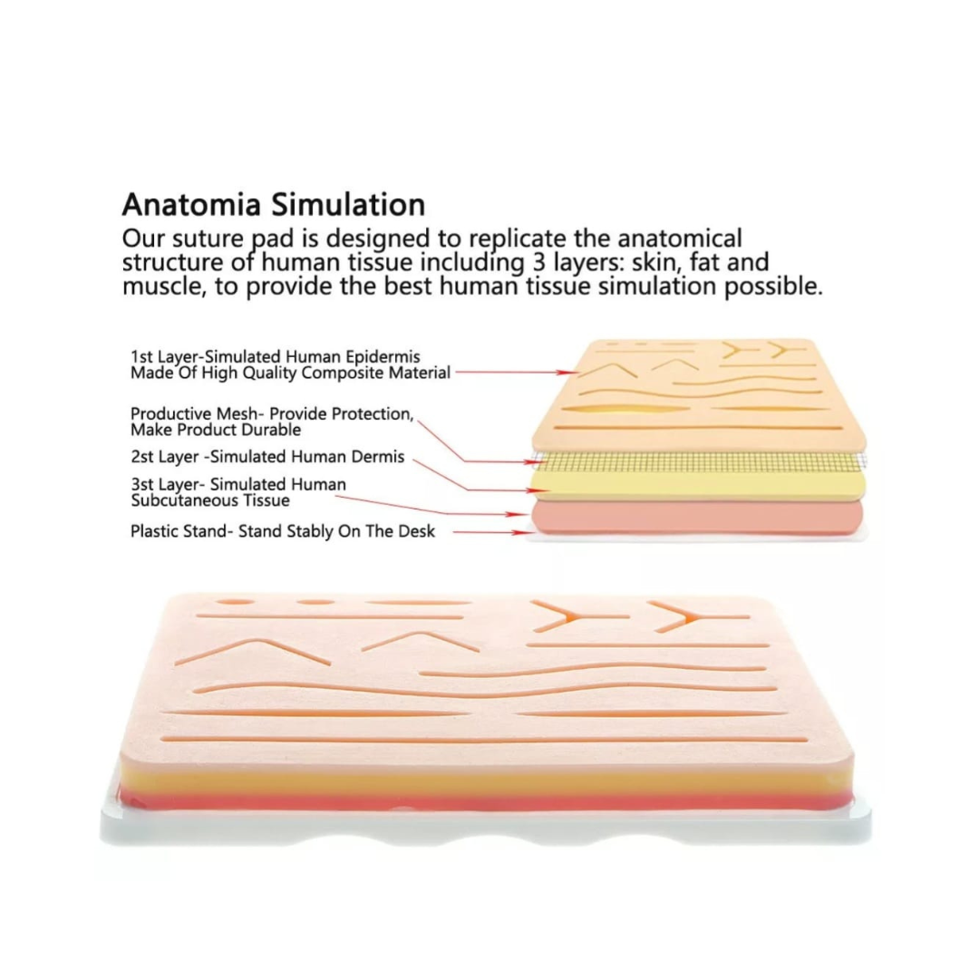 Complete Suture Practice Kit Medical Students Vet Surgical Knots
