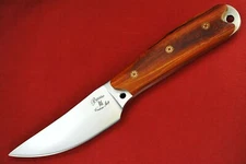 Busse Custom Trail Point HOG MUK .165" Flat Ground Satin INFI Full Spalted Maple