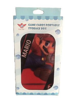 Nintendo Switch Portable Game Card Case 24 in 1 Storage Box - Super Mario