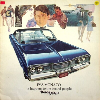278451) Dodge Monaco - Übergröße - Prospekt 1968