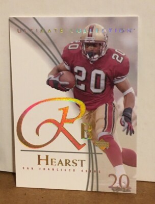 Garrison Hearst 2003 Ultimate Collection Base Card NO SERIAL NUMBER Variant 1/1