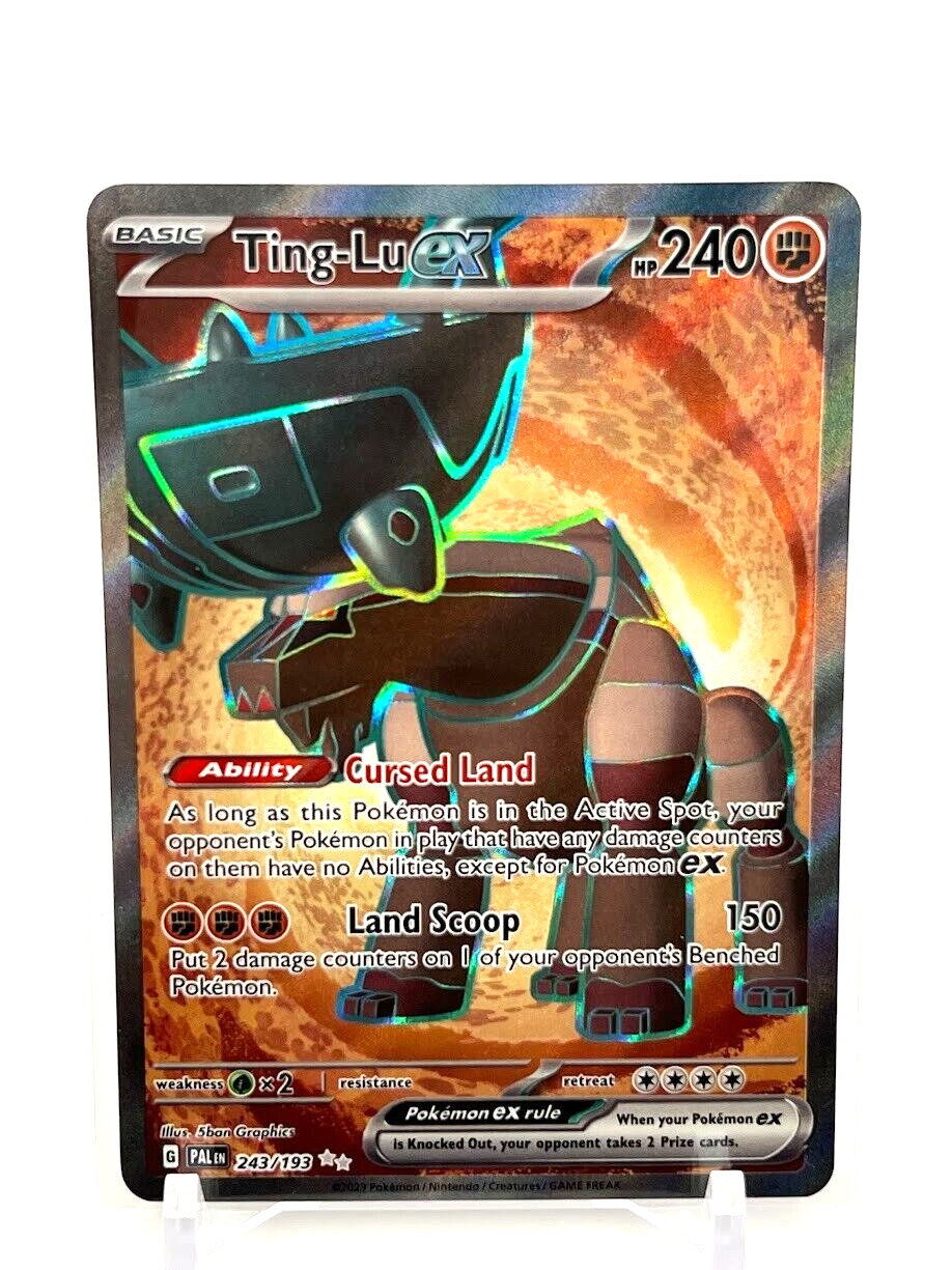 Pokémon TCG Ting-Lu ex 243/193 Paldea Evolved Full Art Ultra Rare NM