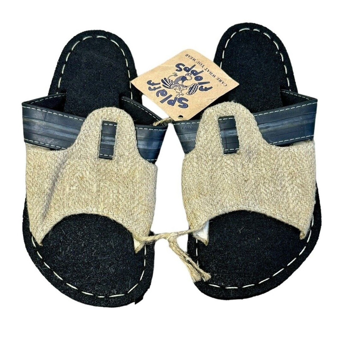 SPLAFF Eco Conscious Hipster Sandals Recycled Tires Tubes 