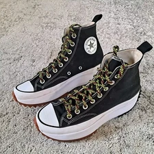 Converse All Star Chuck Taylor High Top Shoe 166800C Black Womens 9.5, Men's 8