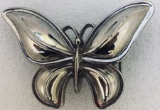 Butterfly Belt Buckle Ladies Rocker Biker Gothic Metal