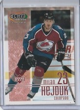 2001-02 UD Playmakers Limited #24 Milan Hejduk Colorado Avalanche