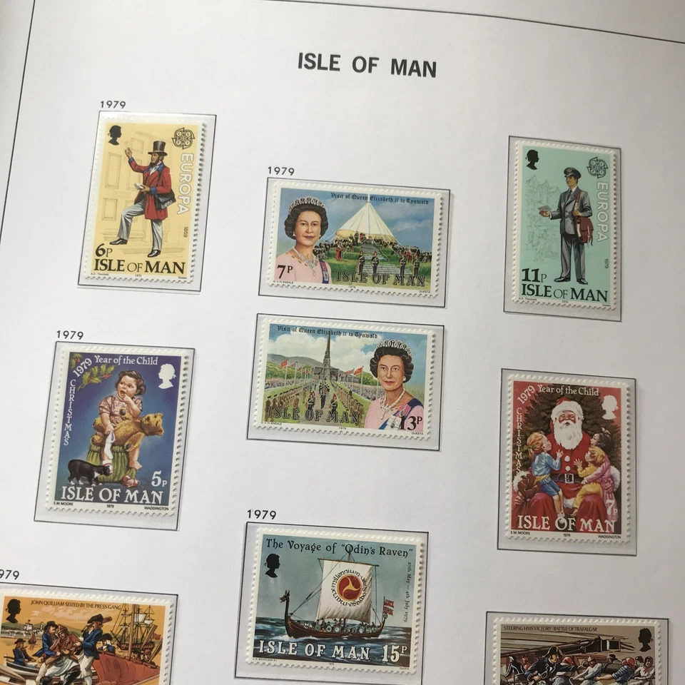 Isle of Man MINT MNH Stamps 1979 SEE PHOTO PAGE M12 5 Sets - Image 2 of 3