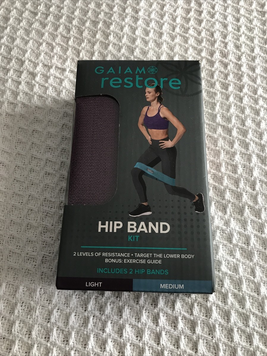 GAIAM RESTORE HIP BAND KIT Includes Bands (Light Medium)