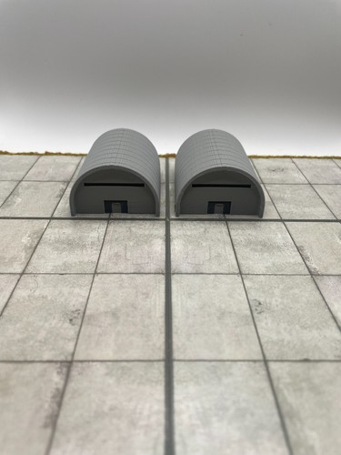 para Herpa/Gemini 1:400 2x Hangar Militar Aeropuerto Accesorios/Aeropuerto Accessories - Imagen 11 de 11