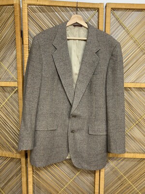 Hart Schaffer Marx Wool Vintage Suit Jacket Made In USA 44R