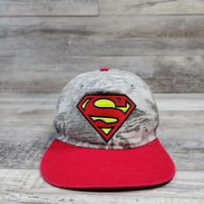 DC Comics Superman Hat Cap Super Hero Cap Hat Adjustable SnapBack Youth Kids  