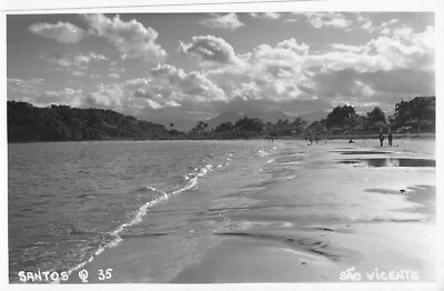 Postcard BRAZIL PHOTO CARD SANTOS SAO VICENTE