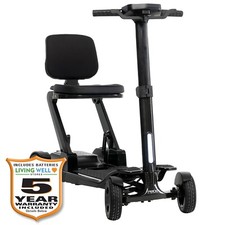 Pride GoGo Carbon Lightweight Scooter, Weighs 39 lb, W/ 5-Year Extended Warranty