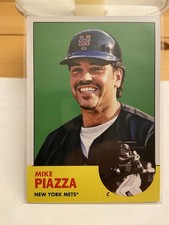 2022 Topps Archives - Mike Piazza - 1963 Design Background Variation - Mets SP