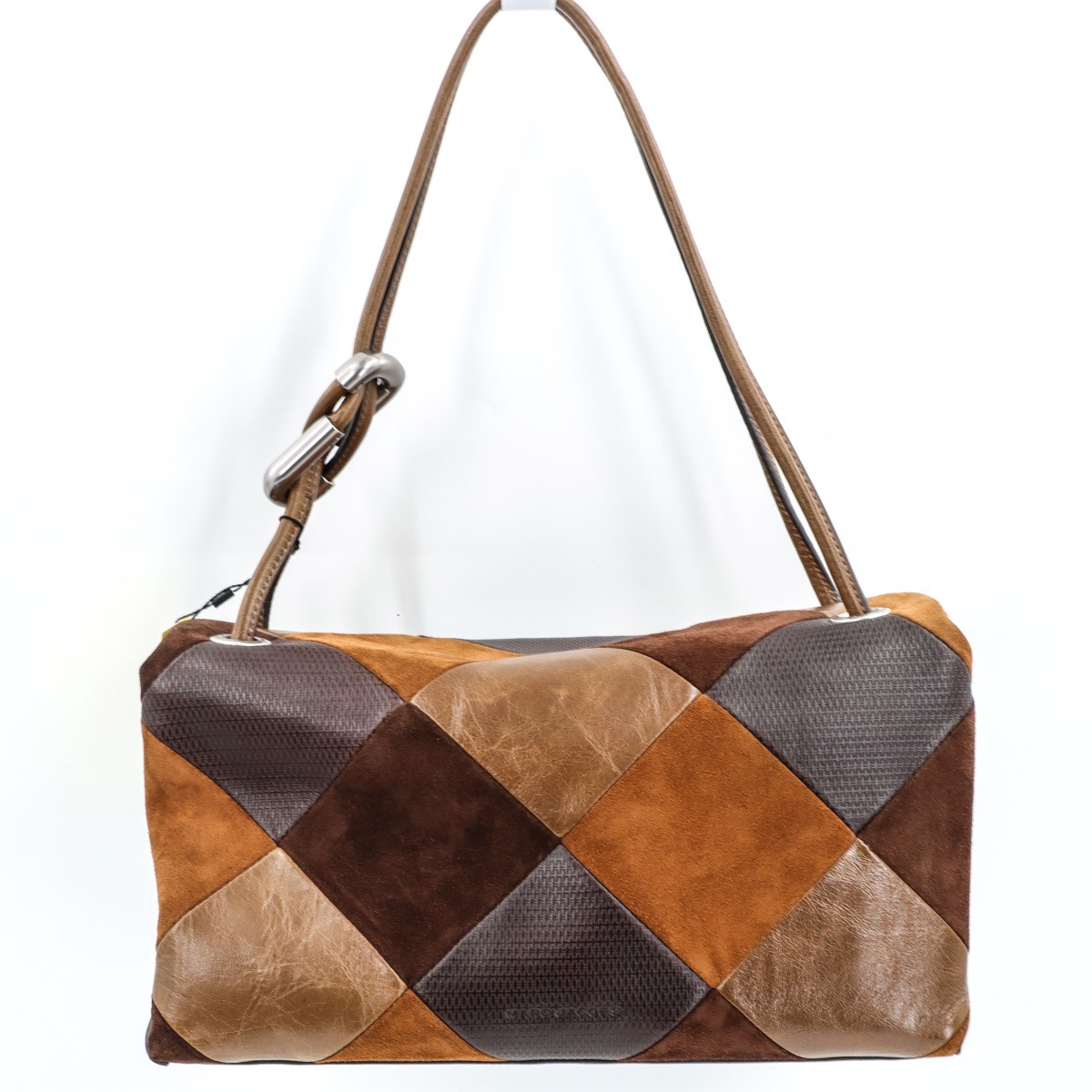 MARC JACOBS PATCHWORK LEATHER SHOULDER BAG BROWN … - image 5