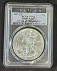 2017 (P) SILVER EAGLE PCGS MS69 STRUCK AT PHILADELPHIA MINT