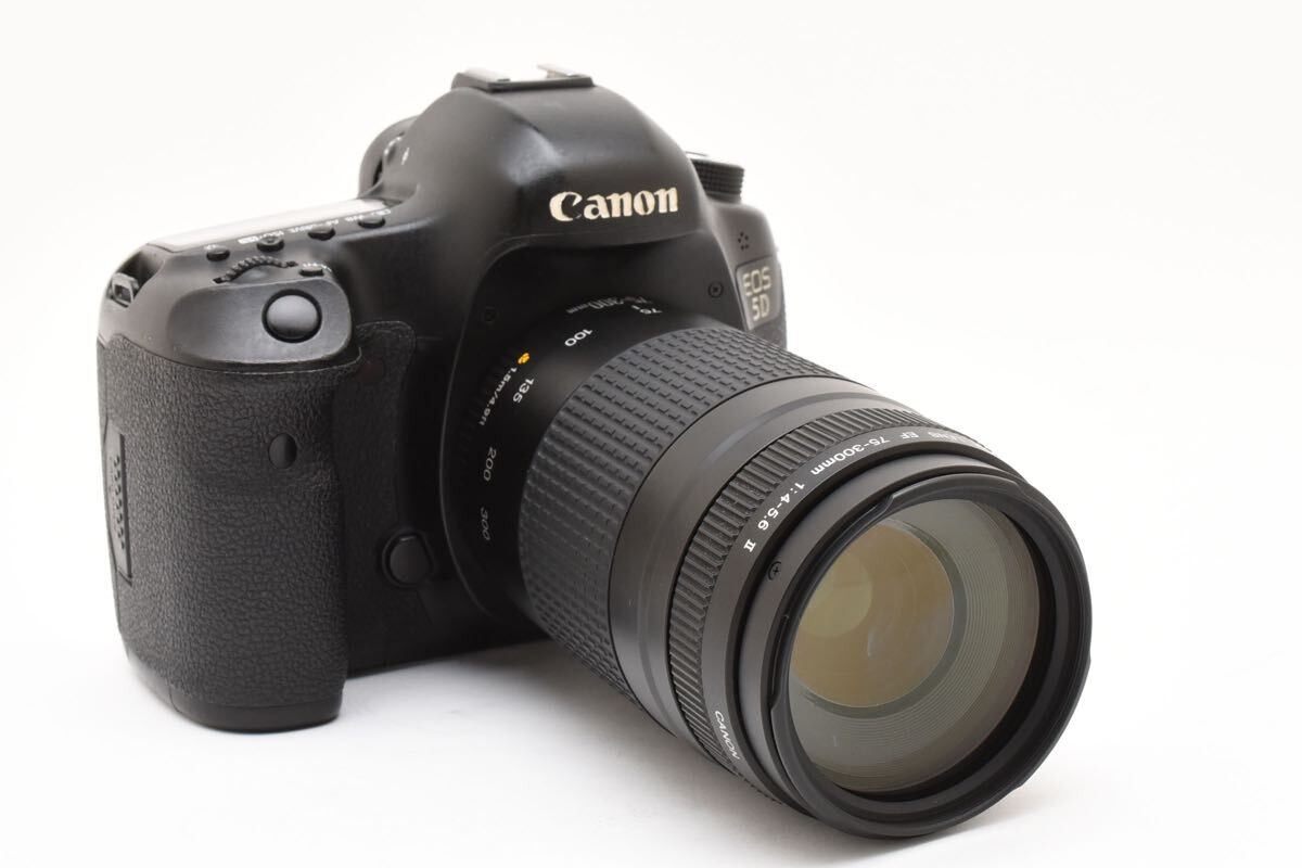 Canon EOS 5D Mark III DSLR Camera with EF75-300mm f/4-5.6
