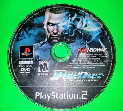 Psi-Ops: The Mindgate Conspiracy (Sony PlayStation 2, 2004) *Disc Only*