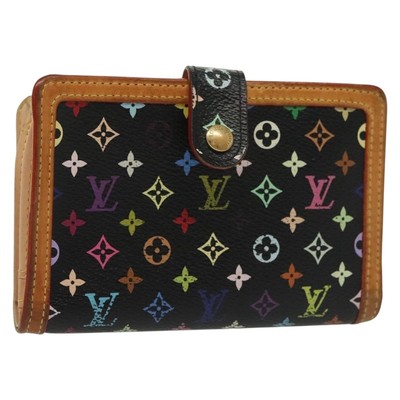 LOUIS VUITTON Multicolor Portefeuille Viennois Wallet Black  display picture 1