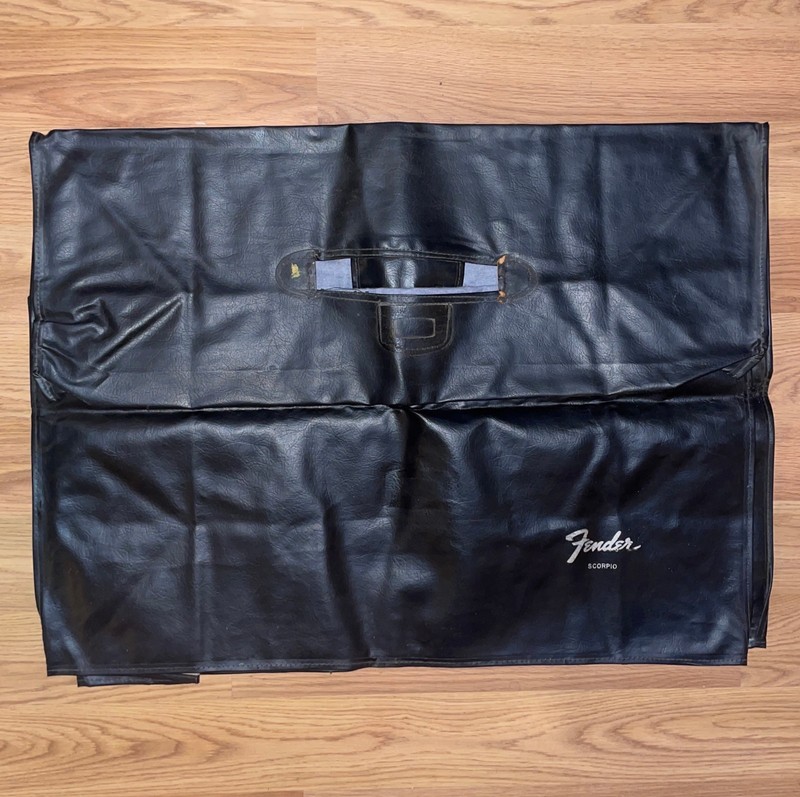 Vintage Original Fender Vinyl Amp Cover for Scorpio Guitar Amplifier! RARE!