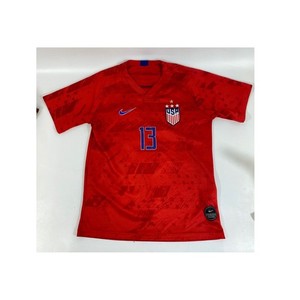 Nike USWNT Alex Morgan 13 Soccer Jersey Red 2019 Away Kit womens small AJ4397657