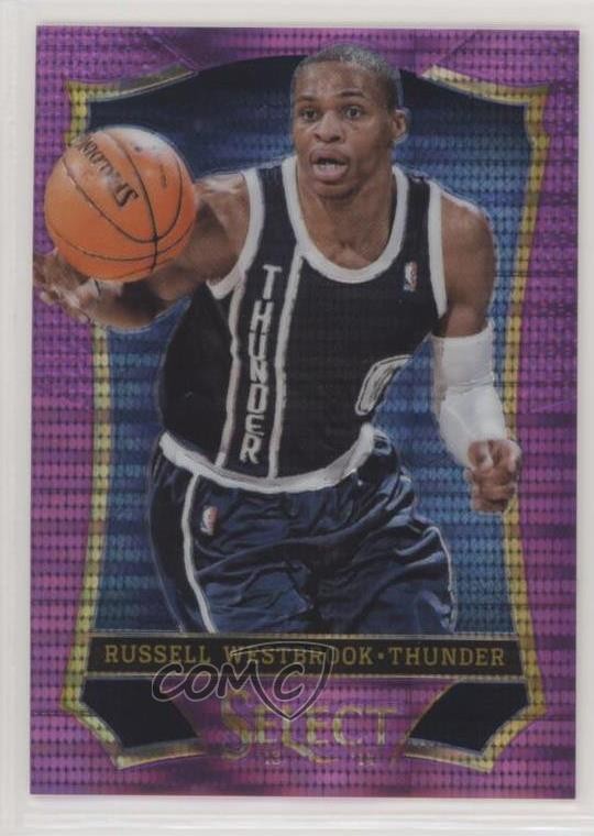 2013-14 Panini Select Purple Prizm 65/99 Russell Westbrook #133 03lv