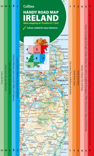 Map of Ireland Handy: Ideal for route planning (Collins Road Atlas) by Collins - Image 4