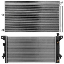Radiator & Condenser Cooling Kit For 2009-14 Ford Expedition Lincoln Navigator