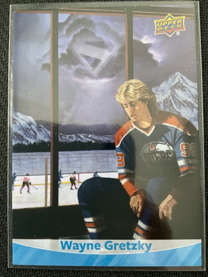 #ad #ad Wayne Gretzky 2025 Upper Deck DC Hockey Fanimation Crossover #1 $2.99