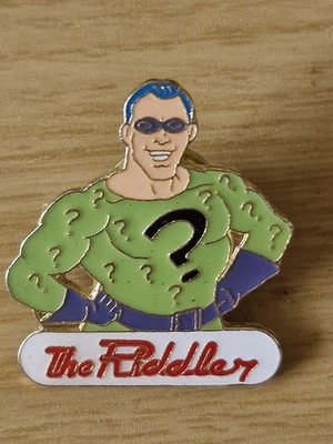 The Riddler DC Comics 1988 Batman Emaille Pin Anstecker. Vintage. 